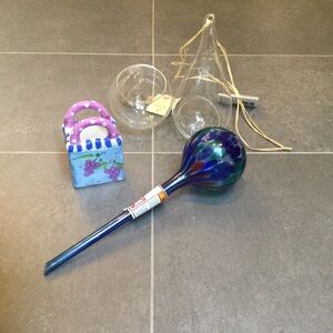 Garden bundle: bud vases, aqua globe, etc.